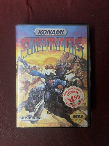 Sunset riders sega genesis - sunset, (sega