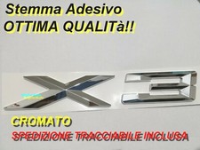 STEMMA TARGHETTA SCRITTA LOGO FREGIO BAULE POSTERIORE BMW X3 1° SERIE AD. 3M