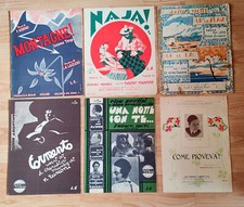 LOTTO 6 SPARTITI ANTICHI