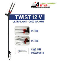 ABBACCHIATORE A BATTERIA IN CARBONIO AIMA TWIST 12V SCUOTITORE SCUOTI OLIVE