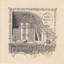 Exlibris Bookplate Klischee