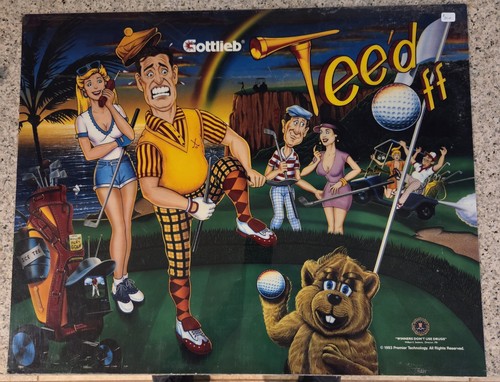 Gottlieb teed off flipper - off,