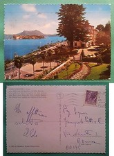LAGO MAGGIORE - Stresa - Isola Bella vista dal giardino di Villa Aminta 1968