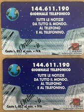 SCHEDE TELEFONICHE PF LIRE “ GIORNALE TELEFONICO “ AG N^  24/25 NUOVE MAGNETIZZA