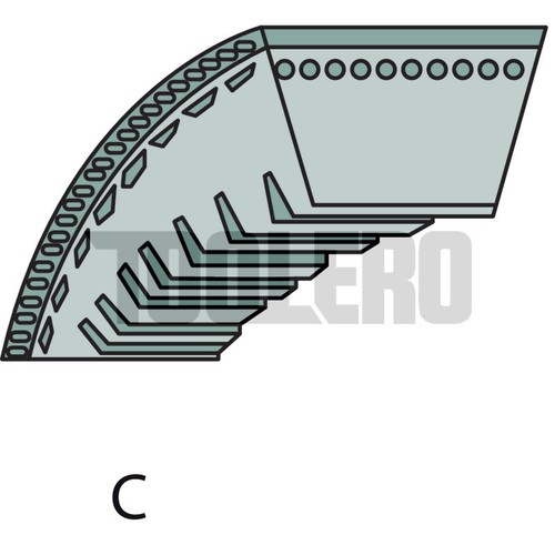 Cinghia trapezoidale per stiga - per,