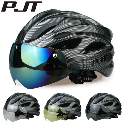 Casco ciclismo occhiali - casco,
