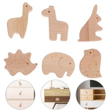  6 pomelli per mobili: simpatici pomelli per cassetti a forma di animale -