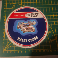 ADESIVO VINTAGE STICKER kleber fiat 127 rally cross challenge