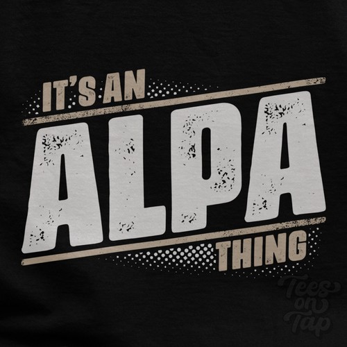 Shirt an alpa thing - it's,