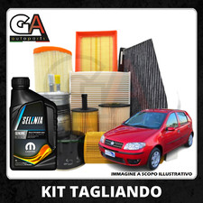 Kit Tagliando Fiat Punto 188 1.2 8v 44kw 60cv 3 lt olio Selenia Multipower 5w40
