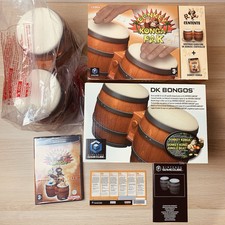 Donkey Konga Pak | Gioco SIGILLATO + Bongo Gamecube MAI USATO in OTTIME CONDIZ