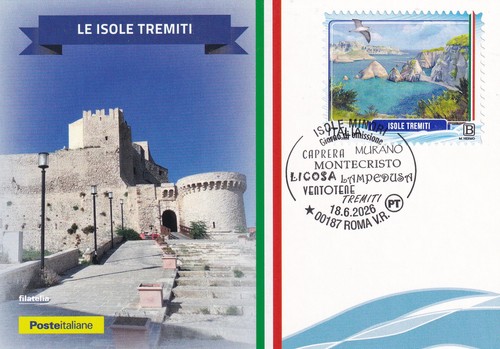 Isole tremiti cartolina - le,