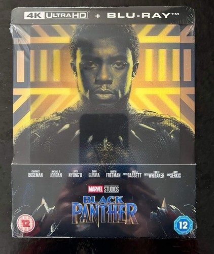 Black panther steelbook - black,