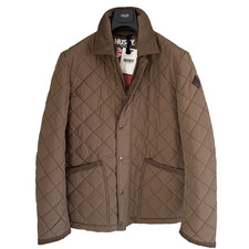Husky original Oscar giacca trapuntata uomo tg. 48 M giubbotto marrone castoro