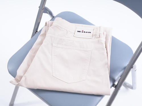 Kiton pantalone beige - kiton,