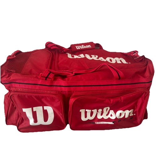 Borsone tennis rosso wilson - tennis,