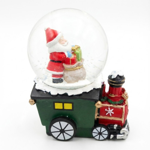 Palla vetro con neve - di,