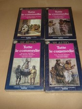 PLAUTO, Tutte le Commedie (con testo latino a fronte), N&C, volumi 1-2-3-4 NUOVI