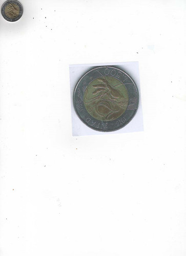 Moneta 500 lire italia - lire, -italia-ifad