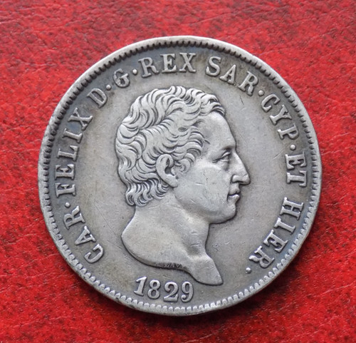 Lire 1829 zecca - 5,