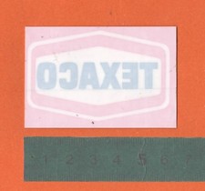 Adesivo Vintage Sticker Auto Tuning Autocollant Aufkleber Vetrofania TEXACO