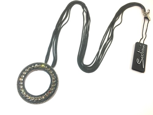 Sodini collana stoffa con - in,
