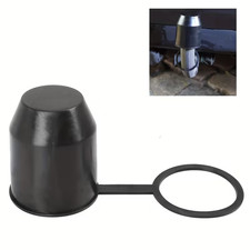 Copertura Gancio Traino a Sfera in PVC per Auto universale Protettivo Nero