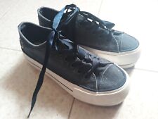 SCARPE SPORTIVE RIFLE IN JEANS NR. 36 RAGAZZA/DONNA, LACCI IN RASO