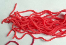 20 x corpo verme SQUIRMY ROUGE SANG san juan body sangue rosso mosca montaggi...