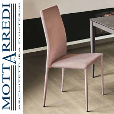 SEDIA IN ACCIAIO IMBOTTITA E RIVESTITA Bontempi Ingenia RENEE - Chiam x sconto