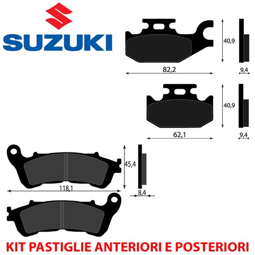 Pastiglie freno anteriori - pastiglie,