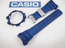 Cinturino e lunetta originale Casio G-Shock Gulfmaster GWN-1000 GWN1000 resina blu