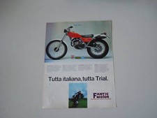 advertising Pubblicità 1977 MOTO FANTIC TRIAL 125