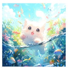 Serviettes en papier chat