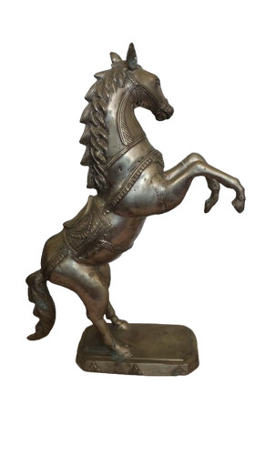 Scultura cavallo impennato - cavallo,