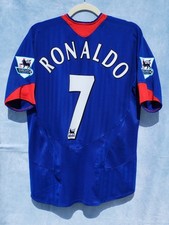 MAGLIA SHIRT NIKE MANCHESTER UNITED 2005-2006 RONALDO 7 AWAY M ORIGINAL VINTAGE