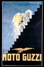 Poster Moto Guzzi 1923 corse