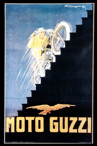 Poster moto guzzi - poster, corse