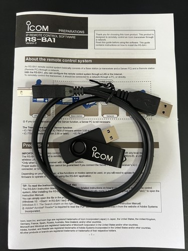 Icom ba1 versione 2 - icom, rs-ba1