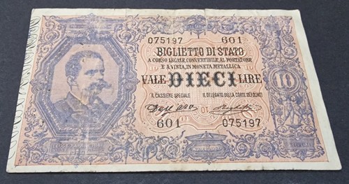 Dieci lire umberto 1 - di,
