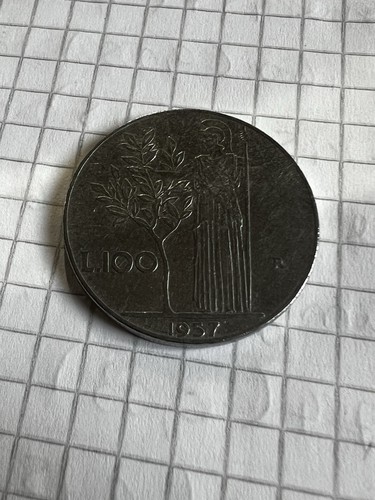 Rara moneta 100 lire - 1957,