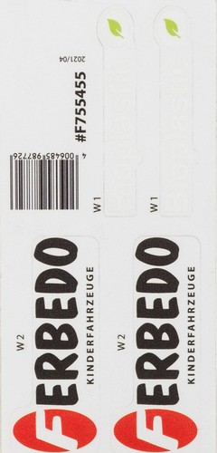 Adesivo ferbedo scritta - adesivo,