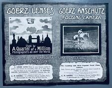 c1915 vintage GOERZ PRINT