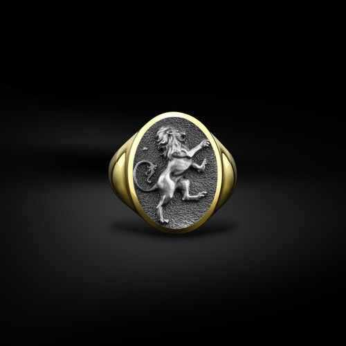 Anello uomo argento - in,