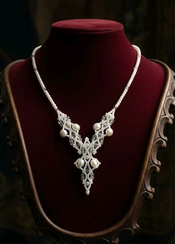 Collana pettorina artigianale - collana,