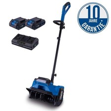 Spazzaneve a batteria Scheppach BC-SNB400-X + 2x batterie 2,0 Ah + doppio caricatore SDBC2.4A