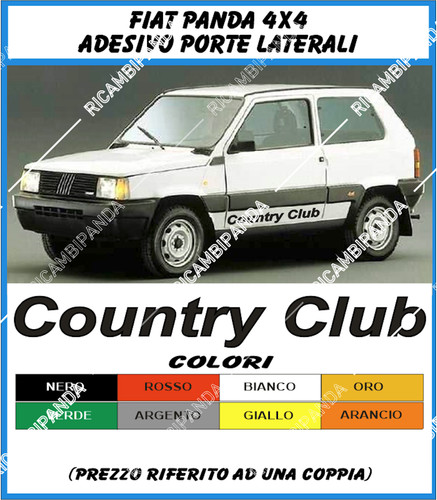 Adesivo sticker fiat panda - adesivo,