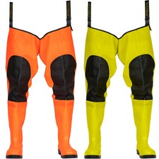 Stivali di sicurezza PROS impermeabili rinforzati ginocchia caccia pesca trampolieri industriali