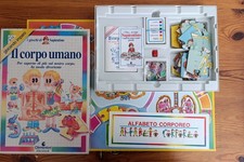 Gioco TAVOLO Vintage Clementoni Il Corpo Umano Sapientino Giochi Educativi 