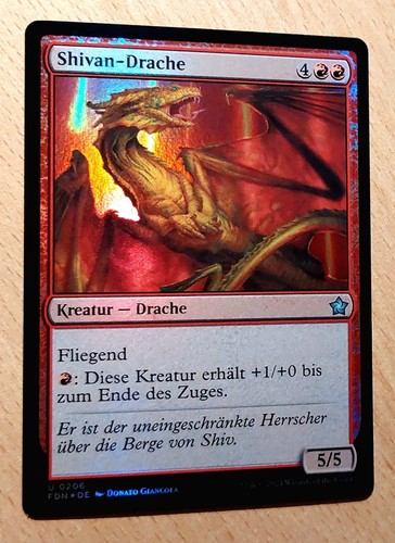 Mtg magic foil drago - foil, #